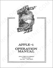 Load image into Gallery viewer, Apple-1 Operation Manual
